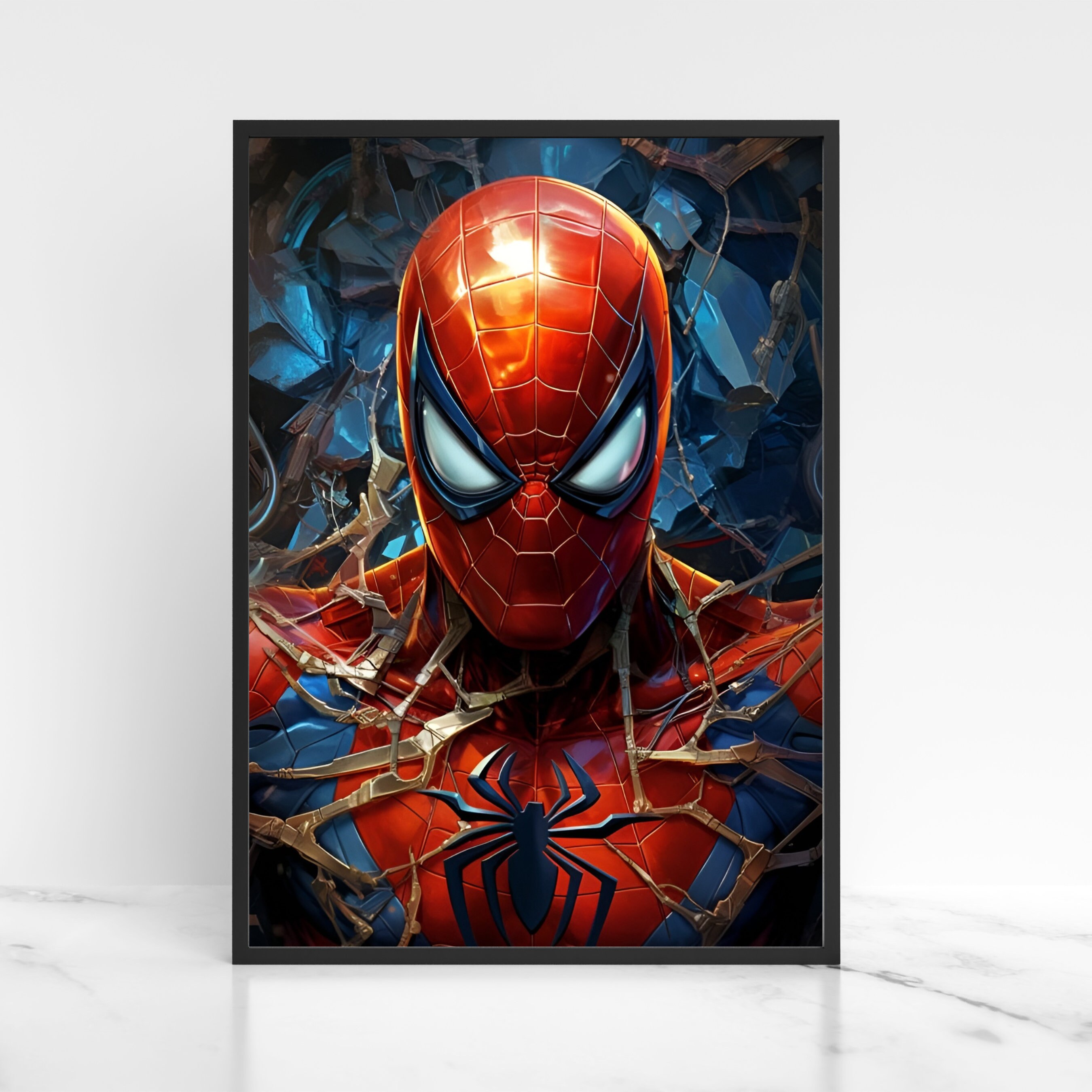 Spiderman Universe Poster Marvel Art Comic Print Spiderman Wall Art