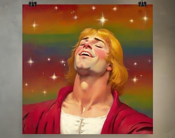 He-Man Heyeyey | Meme Art Re-imagined in Renaissance Painting Style on Premium Matte Paper