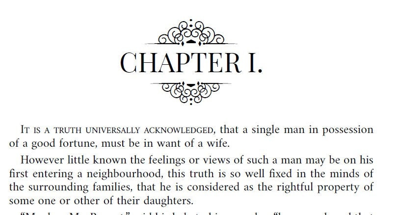 Pride and Prejudice - Printable Book for Bookbinding - Etsy