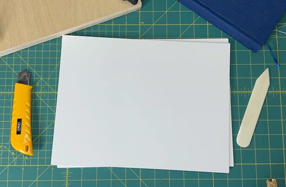 Bright white bookbinding paper - short grain and high quality