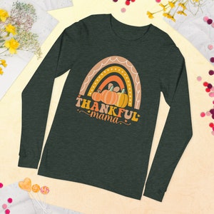 Thankful Mama Long Sleeve Tee