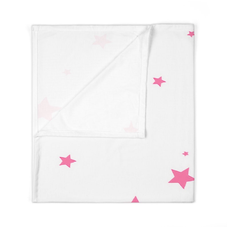 Wrap Your Precious One in Luxury With Our Pink Stars Swaddle Blanket