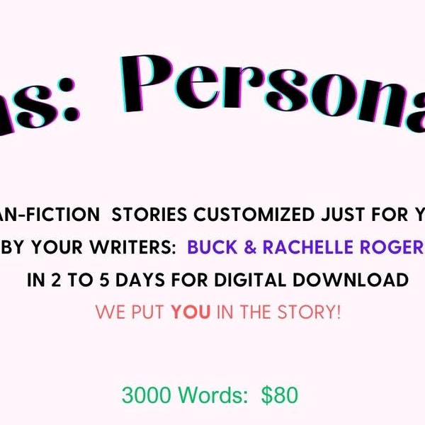 Custom SFW Fan-Fiction Stories | Writing Commission | Fan Fiction | 3000 Words