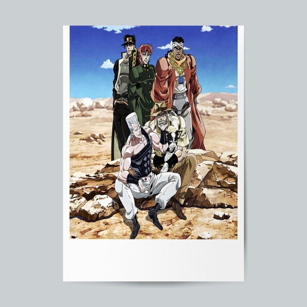 jojo | AnimePoster | HD Color | Games Poster | Wall Poster | Printed Poster | anime Poster Gift
