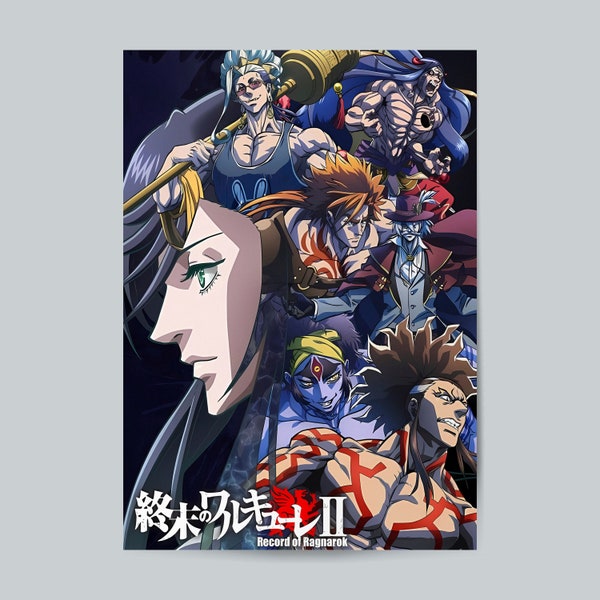 record of ragnarok | animePoster | HD Color | anime Poster | Wall Poster | Printed Poster | anime Poster Gift