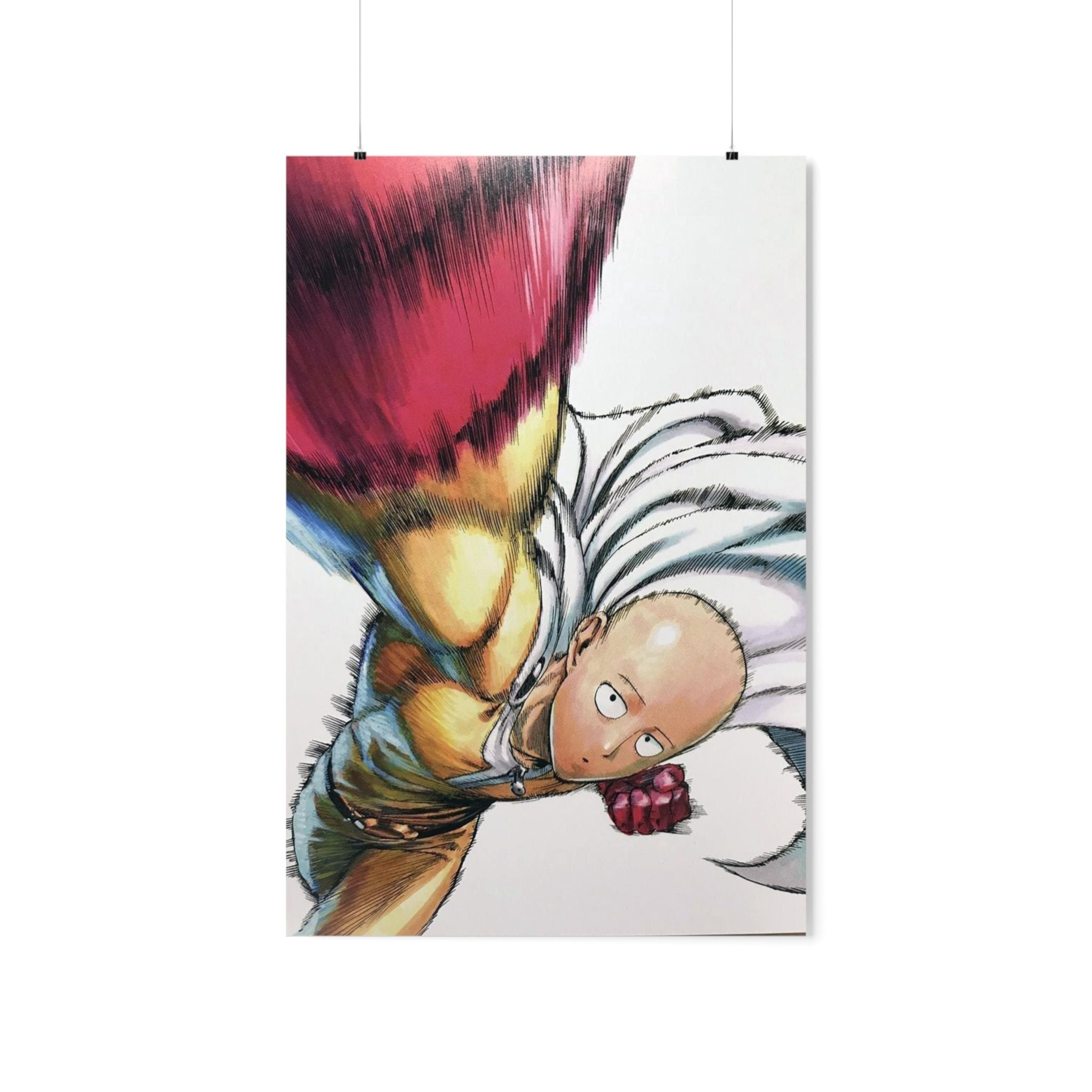 Saitama (One Punch Man) Legacy Portrait Art Print