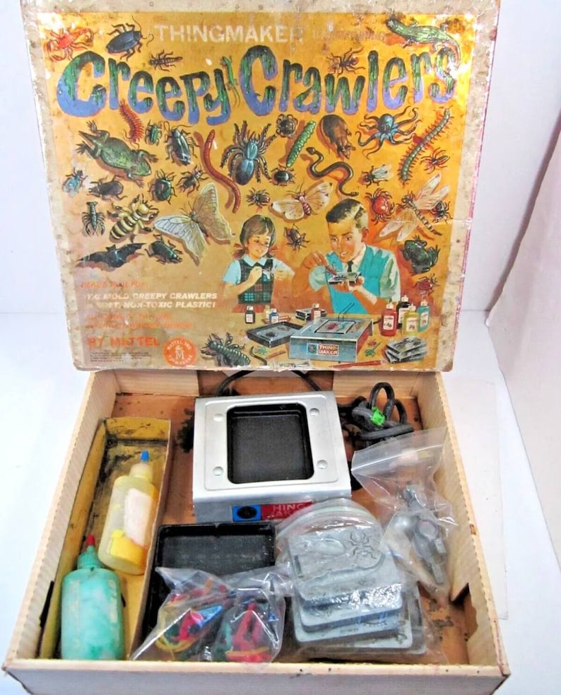 1960's Mattel Thingmaker Toy Creepy Crawlers Etsy