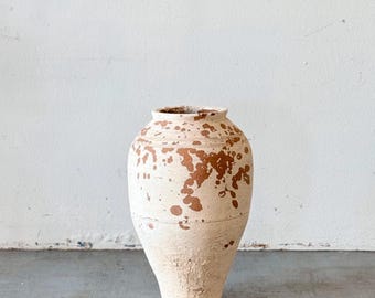 Vaso / barattolo / urna in argilla — prodotto in India