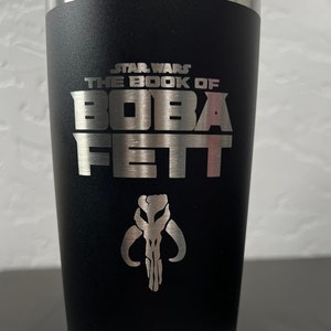 Engraved The Book of Boba Tumbler