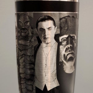 Engraved Classic Universal Monster Tumbler