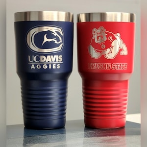 College University Tumbler- Laser engraved 30 oz