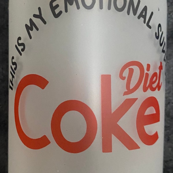 Diet Coke glass cup