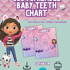 Gabby's poppenhuis Tandentabel voor baby's