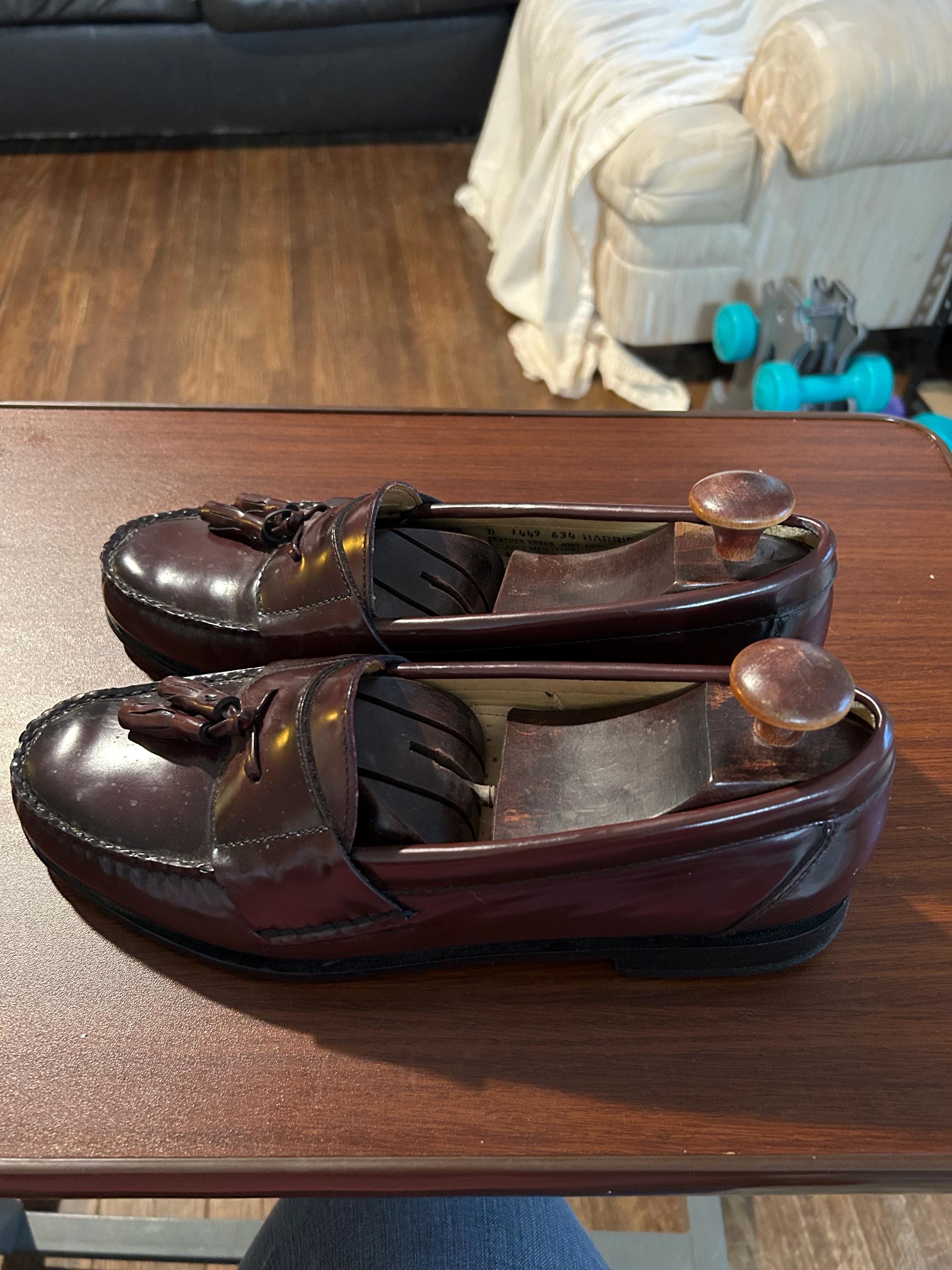 G.H Bass Burgundy Tassel Harrison II 1449 634 Penny Loafers Leather Men’s 10 Mens Larson Weejuns® Penny Loafer Wine | G.H. Bass main image 4