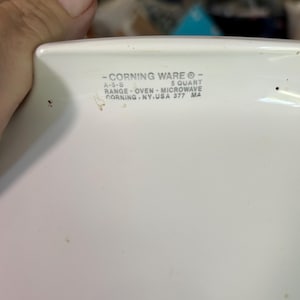 Vintage Corningware blå majskolv 1976, 5 liters täckt såsgryta nummer A-5. Levereras med originalkartong och broschyr.