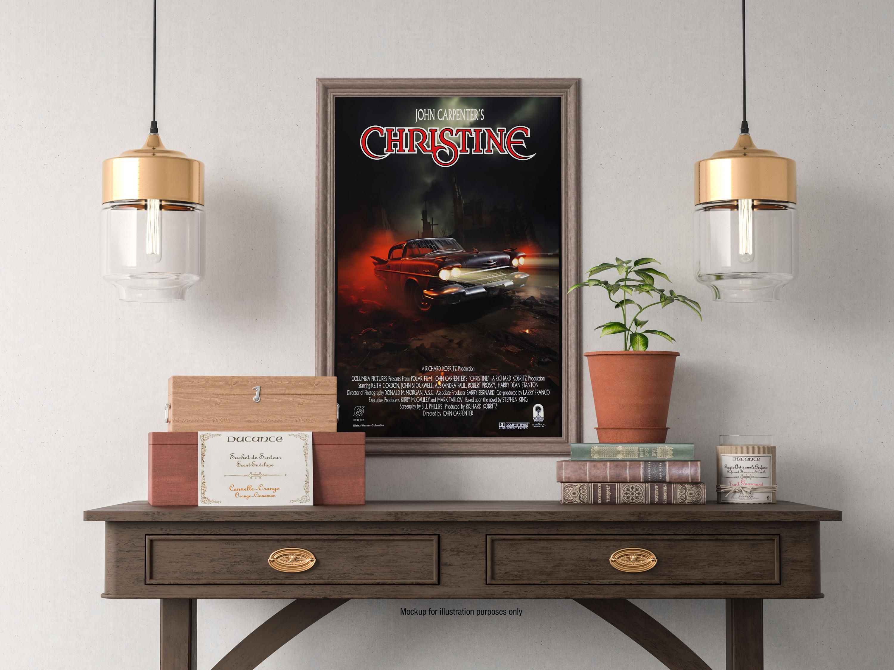 Christine 1983 Digital Poster | Horror Movie Art Print | Retro