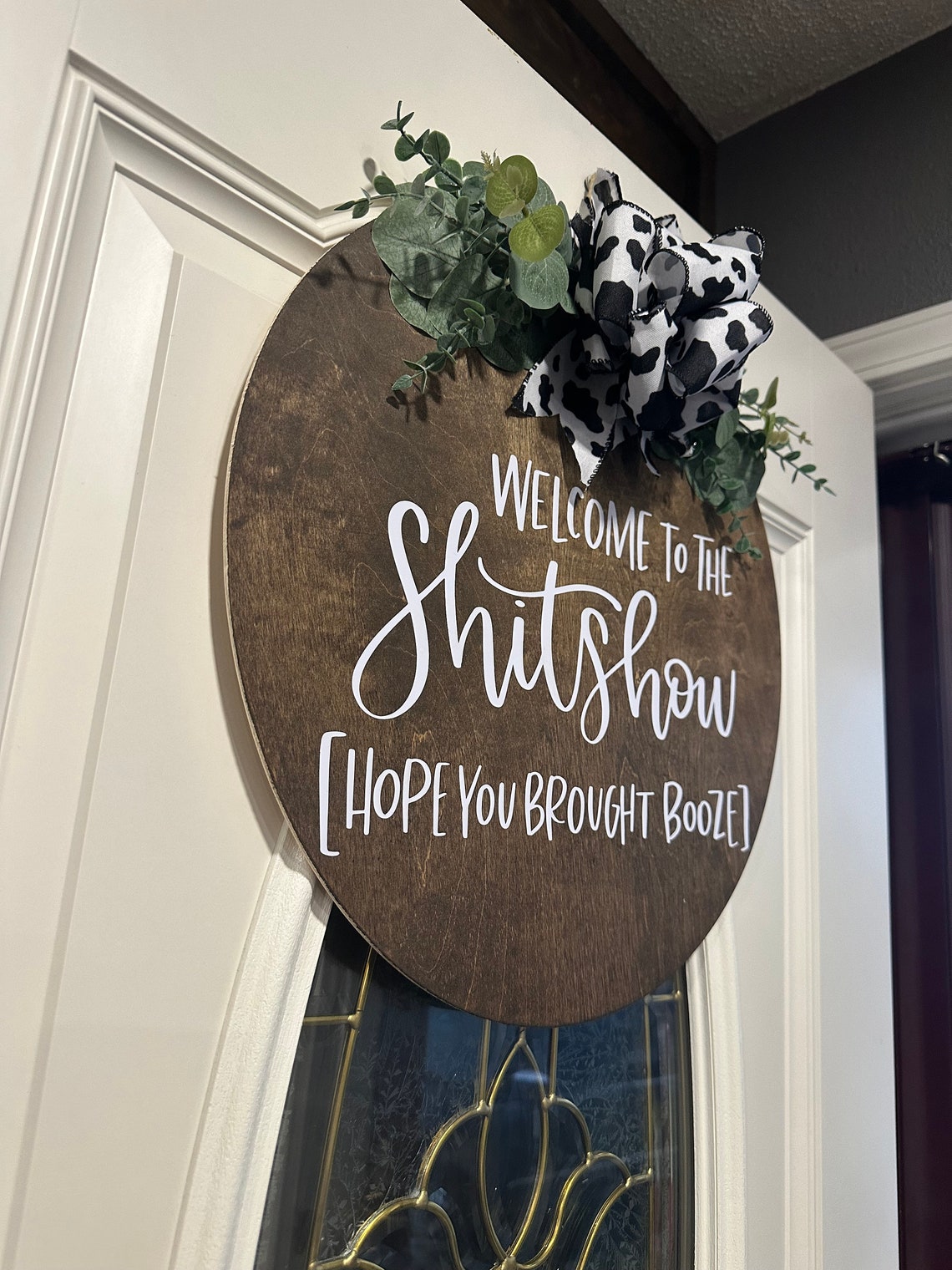 Door Hanger Door Decor Welcome Door Hanger Welcome Door Decor Funny ...