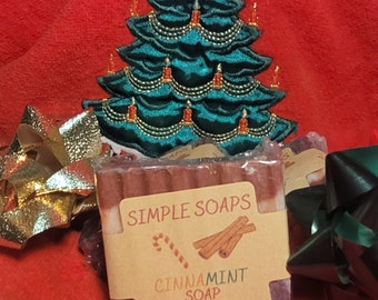CinnaMint Holiday Soap