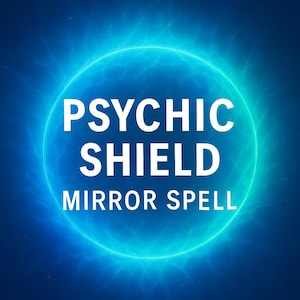 Hechizo de protección cósmica psíquica para escudo energético, bloqueo de negatividad, maldiciones, maleficios, eliminación del mal de ojo + lectura psíquica