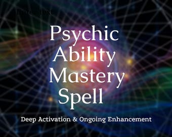 Psychic Ability Mastery Spell, Deep Activation  + Psychic Reading