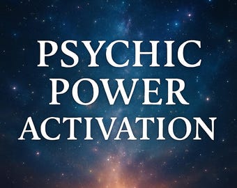 Psychic Power Activation Spell + Psychic Reading