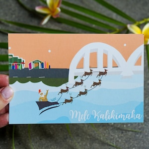 Hale`iwa Weihnachtskarte / Made in Hawai`i