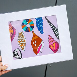 Hawaiʻi Seashell Print 11x14