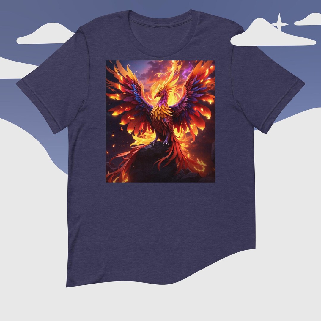Phoenix Merch T-shirt for Men and Women, Phoenix Print on Cotton T-shirt - Etsy