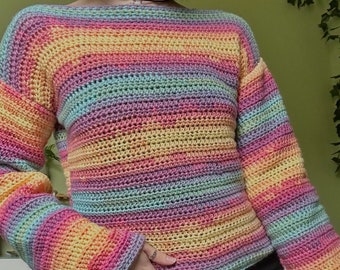 unique handmade crotchet jumper