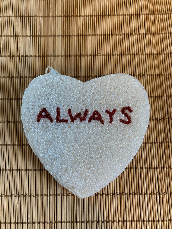 Mini Hand Beaded Pouch for "ALWAYS" - image 1