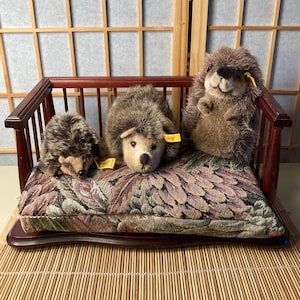 Steiff Hedgehogs at Home