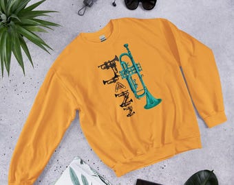 Unisex Sweatshirt- Jazz N Trumpet