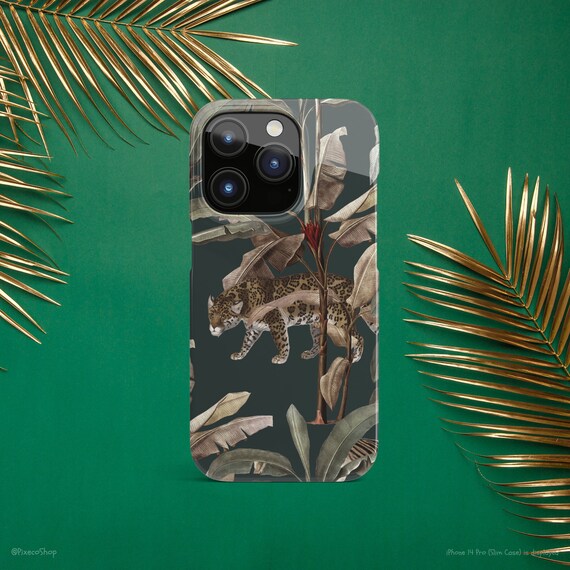 Dark Green Jungle Slim Phone Case Apple iPhone 16, 15, 14, 13