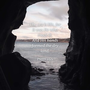 Bible verse Psalm 95:5