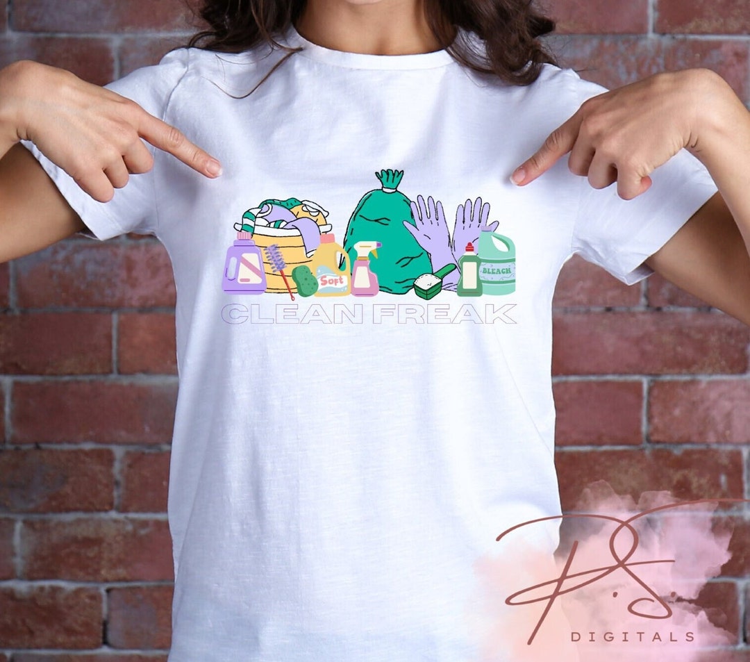 Clean Freak PNG - Etsy