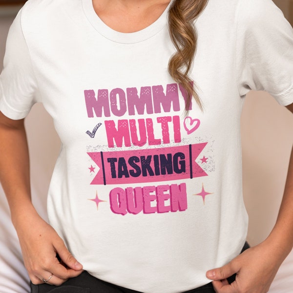 Mama Multitasking Königin Tshirt, ich liebe Mama Tshirt, Muttertag Tshirt, ideales Muttertagsgeschenk, ich liebe Mama, beste Mutter der Welt Tshirt