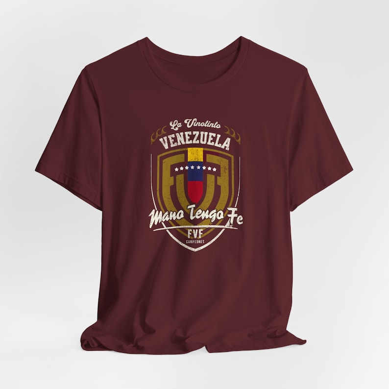 Playera De La Vino Tinto Venezuela Playea De Fu00fatbol La