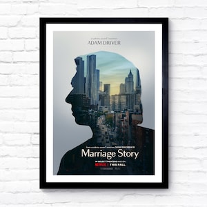 Marriage Story - 2019 - Filmposter - Filmposter - Kinoposter - A1/A2/A3/A4/A5