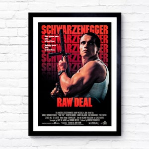 Raw Deal - 1986 - Movie Poster - Film Poster - Cinema Poster - A1/A2/A3/A4/A5