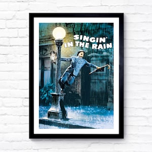 Singin&#39; in the Rain - Singing in the Rain - 1952 - Movie Poster - Film Poster - Cinema Poster - A1/A2/A3/A4/A5