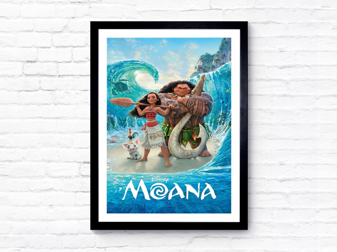 Moana - 2016 - Movie Poster - Film Poster - Cinema Poster - A1/A2/A3/A4 ...