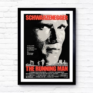 The Running Man - 1987 - Movie Poster - Film Poster - Cinema Poster - A1/A2/A3/A4/A5