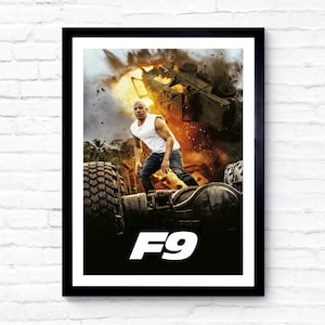 F9 - The Fast and the Furious - 2021 - Movie Poster - Film Poster - Cinema Poster - A1/A2/A3/A4/A5