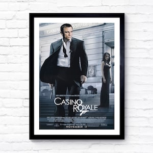 Casino Royale - James Bond - 007 - 2006 - Movie Poster - Film Poster - Cinema Poster - A1/A2/A3/A4/A5
