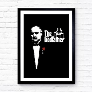 The Godfather - Marlon Brando - Al Pacino - James Caan - 1972 - Movie Poster - Film Poster - Cinema Poster - A1/A2/A3/A4/A5