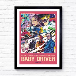 Baby Driver - 2017 - Movie Poster - Film Poster - Cinema Poster - A1/A2/A3/A4/A5