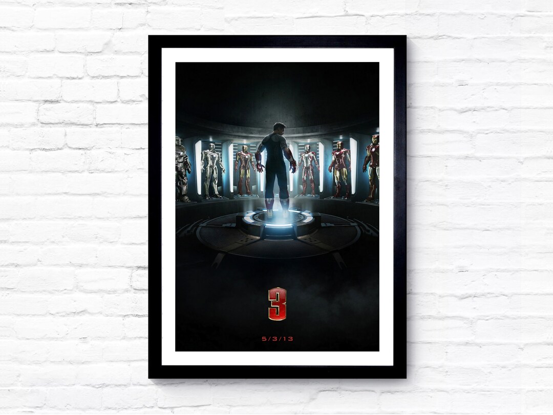 Locandina IRON MAN 3 Marvel Shane Black Robert Downey Gwyneth Paltrow B22 - Foto 2