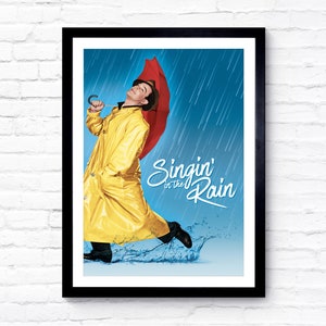 Singin&#39; in the Rain - Singing in the Rain - 1952 - Movie Poster - Film Poster - Cinema Poster - A1/A2/A3/A4/A5