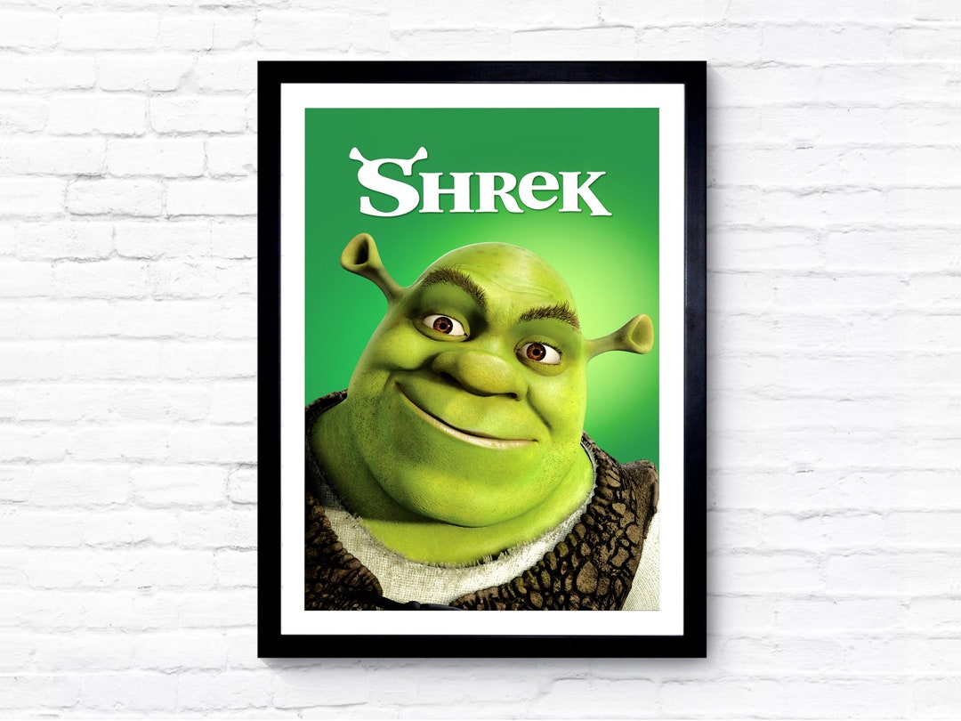 Shrek 2001 Movie Poster Film Poster Cinema Poster Etsy