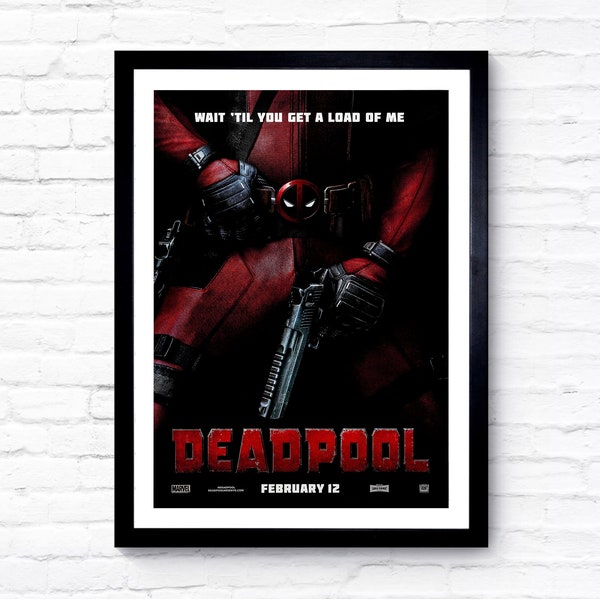 Deadpool - 2016 - Movie Poster - Film Poster - Cinema Poster - A1/A2/A3/A4/A5